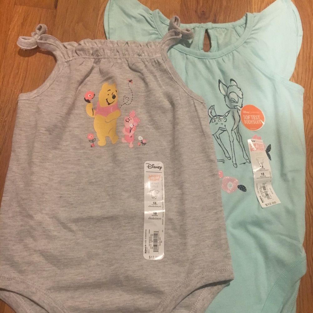 18 month Disney onesie bundle. NWT